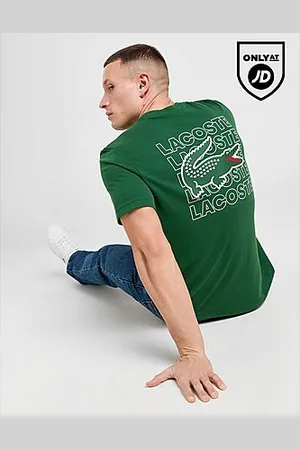 Lacoste Repeat Back Print T
