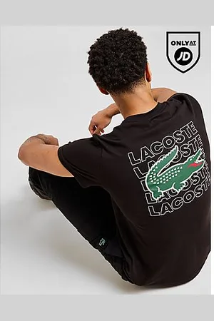 Lacoste Repeat Back Print T