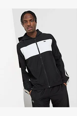 Lacoste Colour Block Taffeta Full Zip Hoodie
