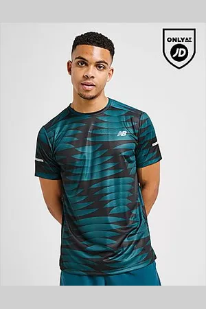 New Balance Stripe All Over Print T