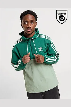 adidas Overhead 1/2 Zip Windbreaker Jacket