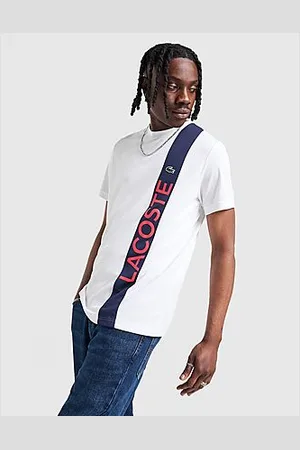 Lacoste Vertical Colour Block Wordmark T