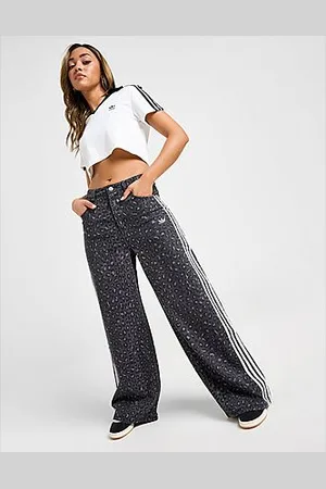 adidas Leopard Print Denim Jeans