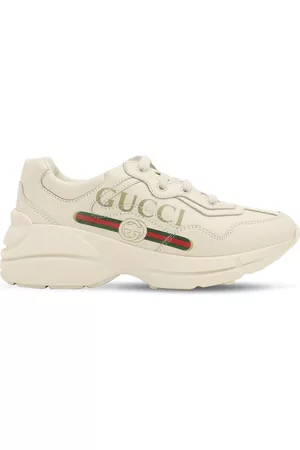 Gucci Ledersneakers Mit Logodruck