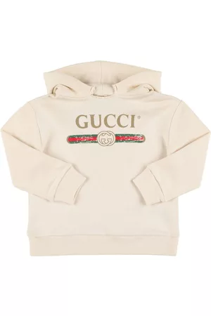 Gucci Hoodie Aus Baumwolle Mit Logodruck