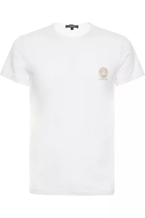 VERSACE Herren Socken & Strümpfe - Set: 2 T-shirts Aus Stretch-baumwolle