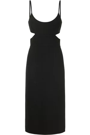 Michael Kors Midikleid Aus Wollmischkrepp