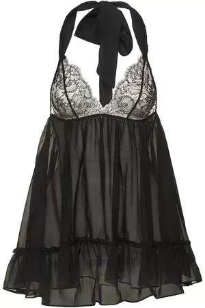 Kiki de Montparnasse Damen Nachthemden - Cadeau Lace & Mesh Babydoll Dress