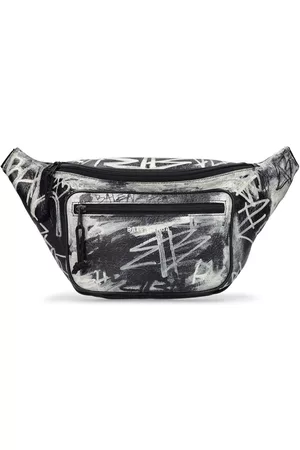Balenciaga Printed Leather Belt Bag