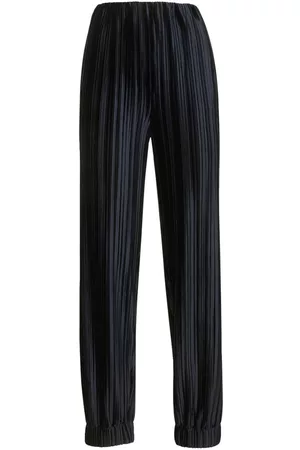 Armani Damen Hosen & Jeans - Plissé-hose Aus Samtjersey