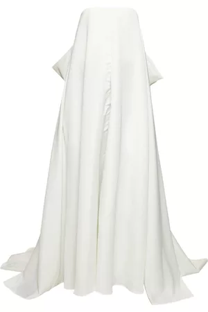 MARQUES'ALMEIDA Damen Trägerlose Kleider - Trägerloses Taftkleid Mit Schleife Hinten