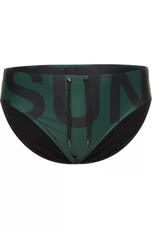 Sundek Herren Slips & Panties - Logo Print Tech Swim Briefs