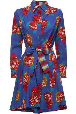 LISA CORTI Minikleid Aus Baumwolle Mit Druck