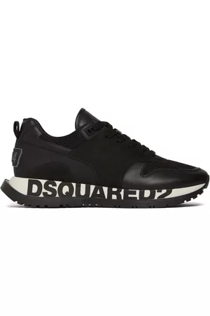 Dsquared2 Herren Sneakers - Sneakers Aus Leder Und Mesh Mit Logo