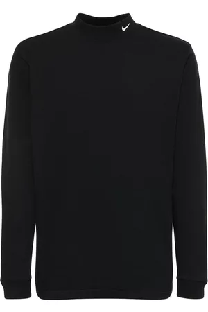 Nike Herren Shirts - Warm-up-t-shirt Aus Baumwolle Mit Dri-fit