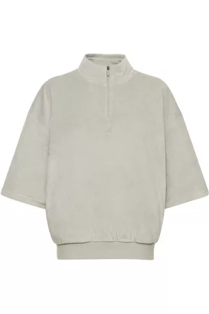 adidas Damen Sweatshirts - Technostoff-sweatshirt Mit Halbem Zipper