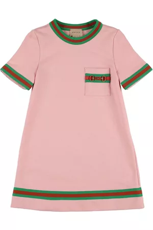 Gucci Mädchen Freizeitkleider - Felted Cotton Jersey Dress