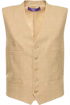 Ralph Lauren Damen Westen - Jaiden Canvas Single Breasted Vest