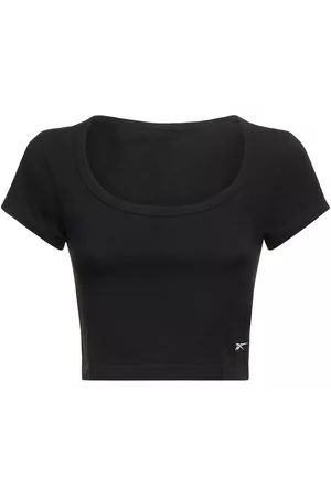 Reebok Damen Shirts - Cropped Jersey Top