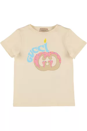 Gucci Mädchen Shirts - Printed Cotton Jersey T-shirt