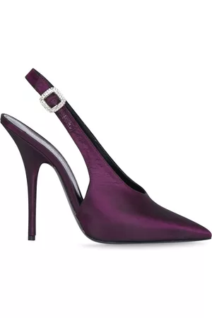 Saint Laurent Damen Partyschuhe - 115mm Hohe Pumps Aus Shantung „yasmeen“