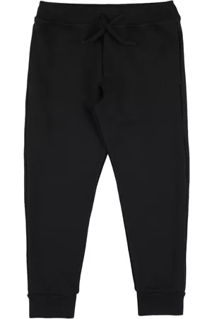 Dsquared2 Mädchen Jogginghosen - Rubberized Logo Cotton Jersey Sweatpants