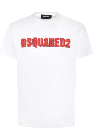 Dsquared2 Herren Shirts - T-shirt Aus Baumwolljersey Mit Logodruck