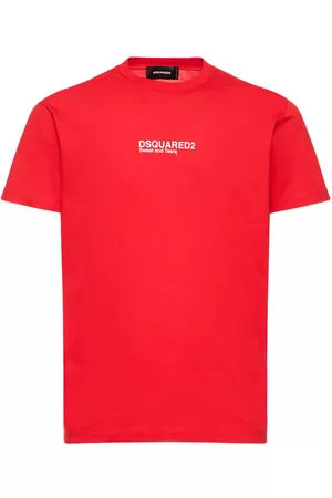 Dsquared2 Herren Shirts - T-shirt Aus Baumwolljersey Mit Logodruck