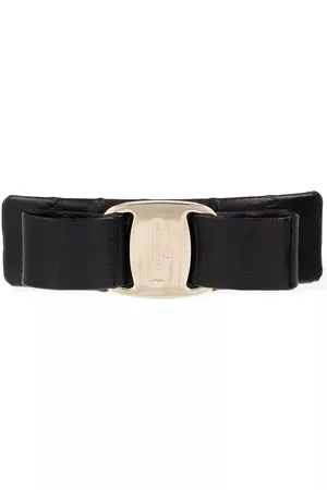 Salvatore Ferragamo Damen Haarschmuck - Vara Bow Leather Hair Clip