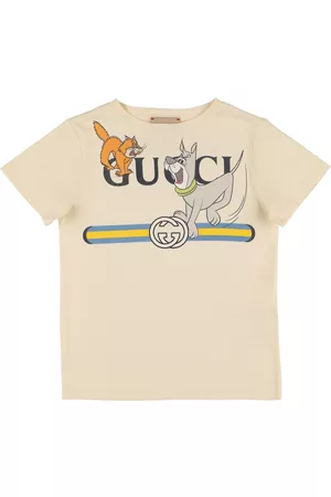 Gucci Mädchen Shirts - Cotton Jersey T-shirt