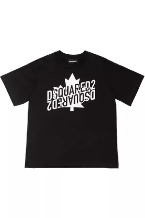 Dsquared2 Mädchen Shirts - Rubberized Logo Cotton Jersey T-shirt
