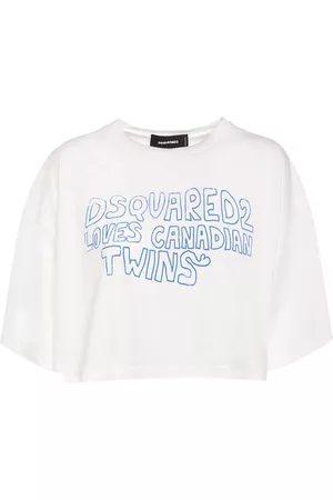 Dsquared2 Damen Shirts - Kurzes T-shirt Mit Logo
