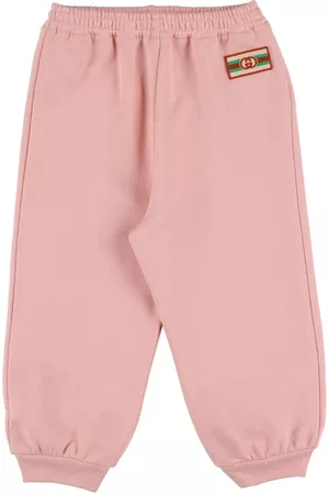 Gucci Mädchen Lange Hosen - Felted Cotton Jersey Jogging Pants