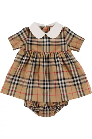 Burberry Mädchen Kleider - Kleid Aus Baumwollmischung Mit Karodruck