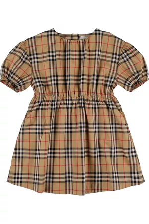 Burberry Mädchen Kleider - Kleid Aus Baumwollmischung Mit Karodruck