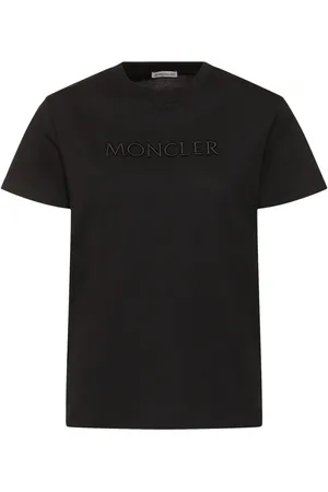 Moncler T-shirt Aus Baumwolle Mit Logodetail