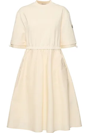 Moncler Kleid Aus Baumwollfleece Und -jersey