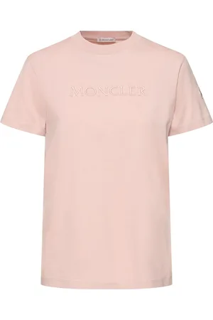 Moncler T-shirt Aus Baumwolle Mit Logodetail