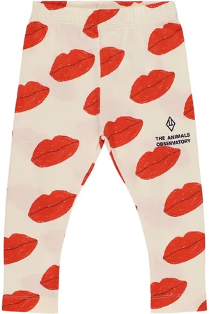 The Animals Observatory Bedruckte Leggings Aus Baumwolljersey