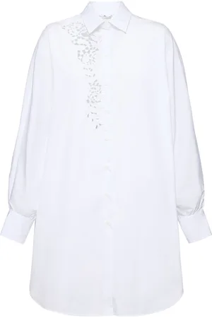 ERMANNO SCERVINO Langes Hemdkleid Aus Baumwollpopeline