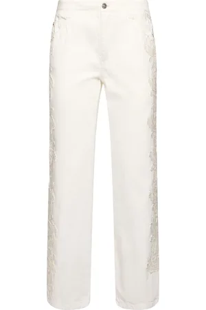 ERMANNO SCERVINO Boyfriend-jeans Mit Stickerei