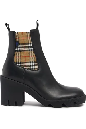 Burberry 85mm Hohe Chelseastiefel Aus Leder „lf Stride“