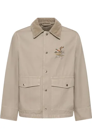 Burberry Jacke Aus Baumwolle Mit Logo