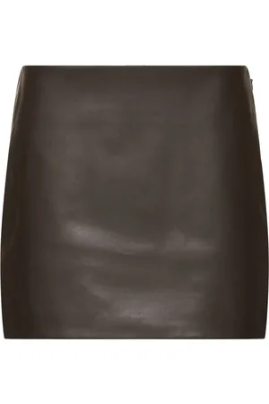 THE GARMENT Brooklyn Leather Blend Mini Skirt