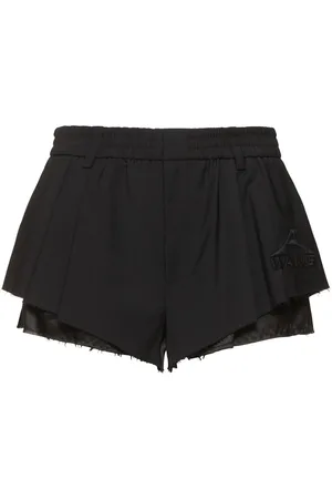 Alexander Wang Shorts Aus Wolle Mit Elastischem Bund