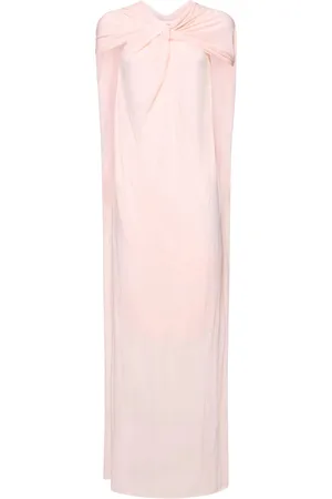 Jil Sander Langes Kleid Aus Krepp