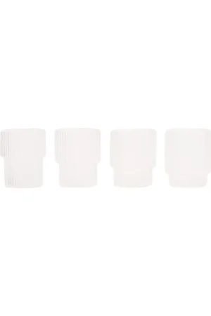 Ferm Living Set: 4 Gläser „small Ripple“