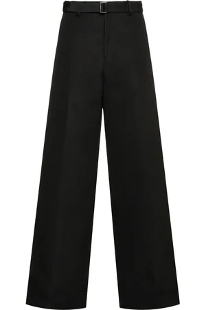 SACAI Doppelseitige Hose Aus Seide Und Baumwolle