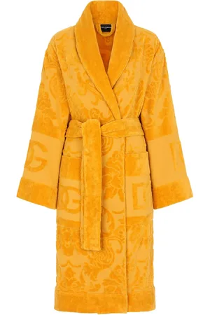 Dolce & Gabbana Cotton Jacquard Bathrobe