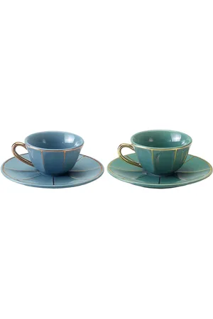 BITOSSI Set: 4 Espressotassen Und Untertassen
